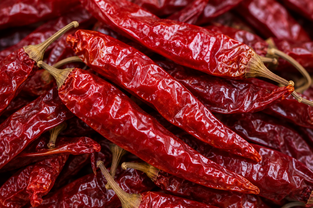 Close-up of Teja Chilli.