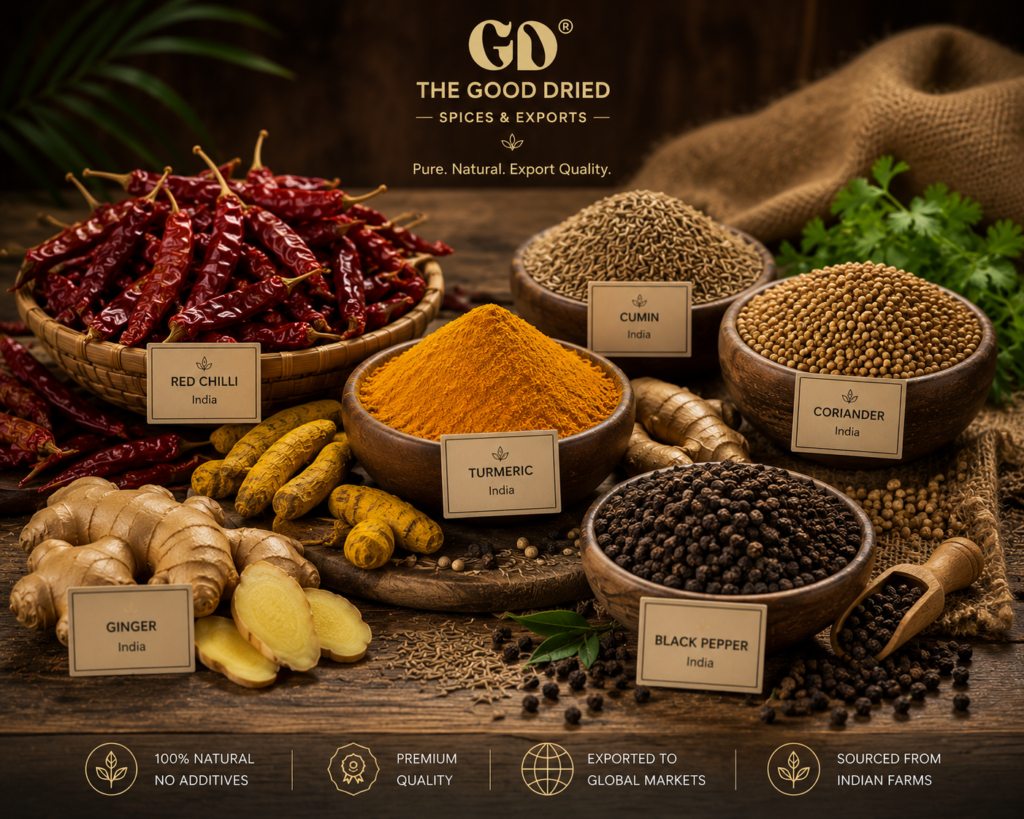 Spice supplier from India supplying Indian spices